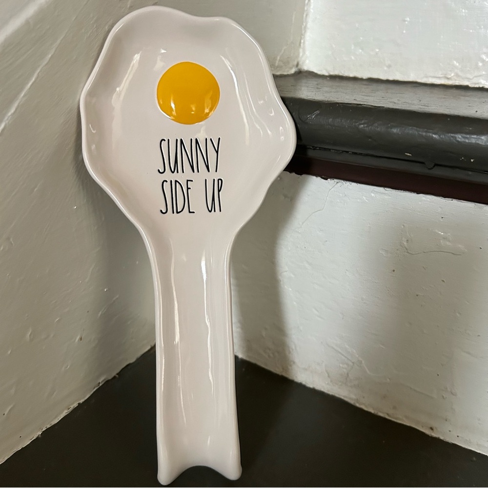 Rae Dunn SUNNY SIDE UP Spoon Rest